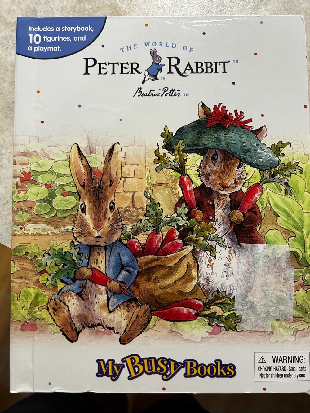 My Busy Books - White/Multicolor Kids Playset with Storybook
